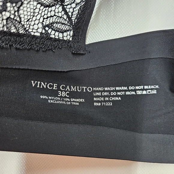 Vince Camuto Black Women's Bra 38C - Picture 8 of 10